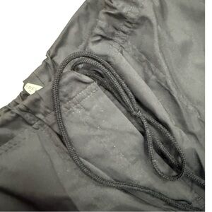 Vintage KATAYONE ADELI Black Parachute Boot Cut Pants